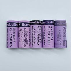 2 € - Brandenburg - Münz-Rollen 