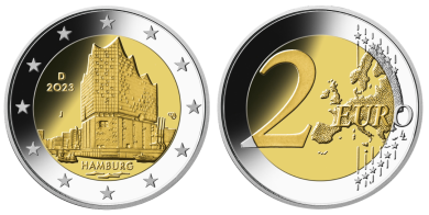 2 € - Hamburg - Stgl. J - Hamburg | ohne