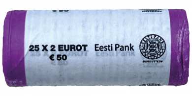 2 € - Rolle - Estland 2023 - Nationalvogel Die Stallschwalbe 