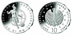 10 € - Frauenfußball-WM in Deutschland - Stgl. 
