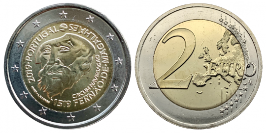 2 € - 500. Jahrestag der Weltumrundung durch Magellan 