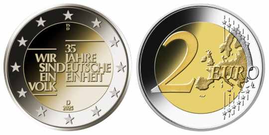 2 € - 35 Jahre Deutsche Einheit - Stgl. 