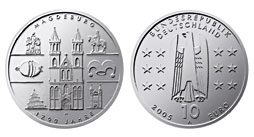 10 € - 1200 Jahre Magdeburg - Stgl. 