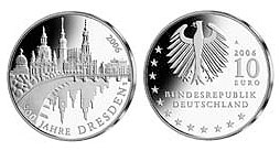 10 € - 800 Jahre Dresden - Stgl. 