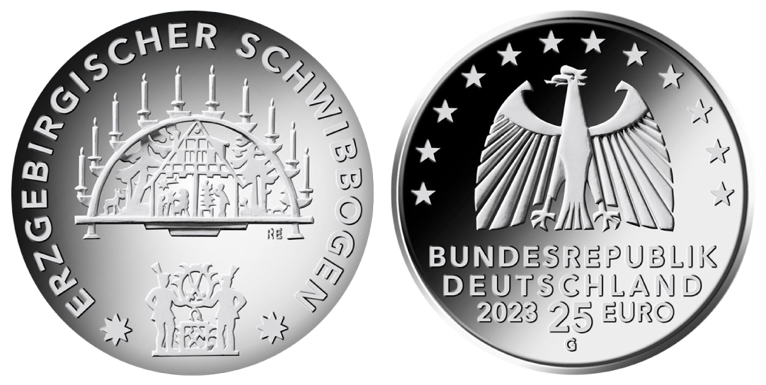 25 € Weihnachten Erzgebirgischer Schwippbogen